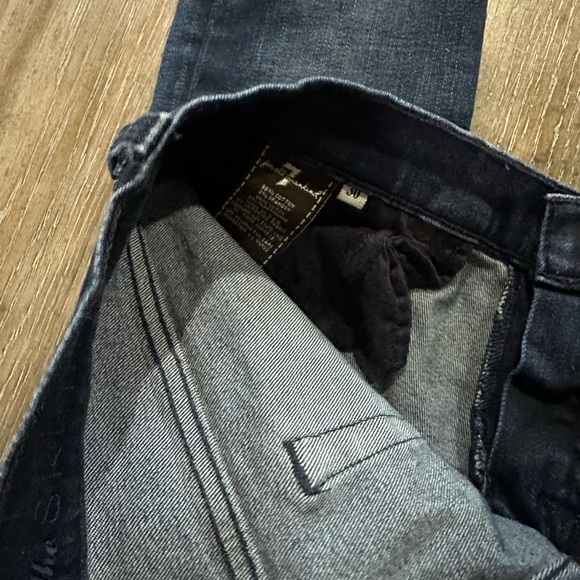 7 For All Mankind Indigo Skinny Jeans - Picture 7 of 12
